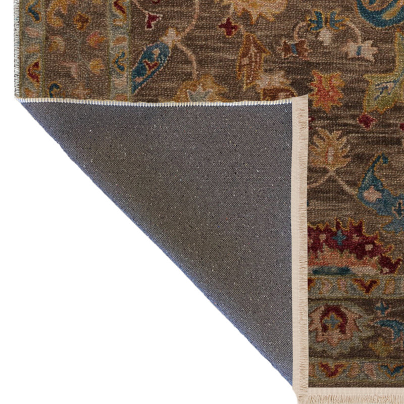 Tapis décoratif créatif avec motifs et motifs floraux, Rectangle 5 pi 2 po x 7 pi 11 po