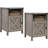 3 Piece Upholstered Bedroom Set,Bed Frame With Set Of 2 Nightstands-550034158-550034159