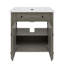 Meuble-lavabo simple 31 po avec lavabo en céramique Rustic-223142014
