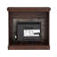 Electric Fireplace With Mantel,Fireplace Mantel Surround With 23" Fireplace Insert, Adjustable Flame, Remote Control,41.34"W*14"D*40"H-456799086