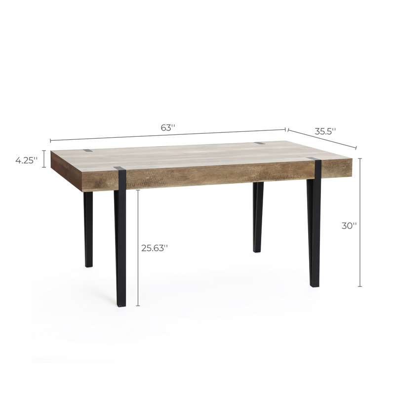Trym Metal Base Dining Table
