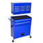 Coffre à outils haute capacité 8 - Bleu Organisez vos outils - 8 tiroirs et poignées-1263556349