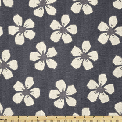 Cruel Cherry Flowers Blooming Multi-Purpose Fabric