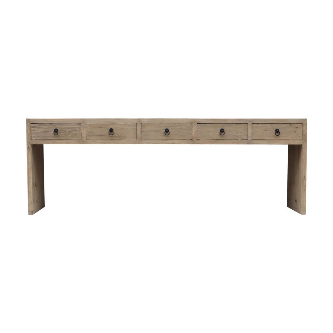 Solid Wood Credenza Desk Lily's Living