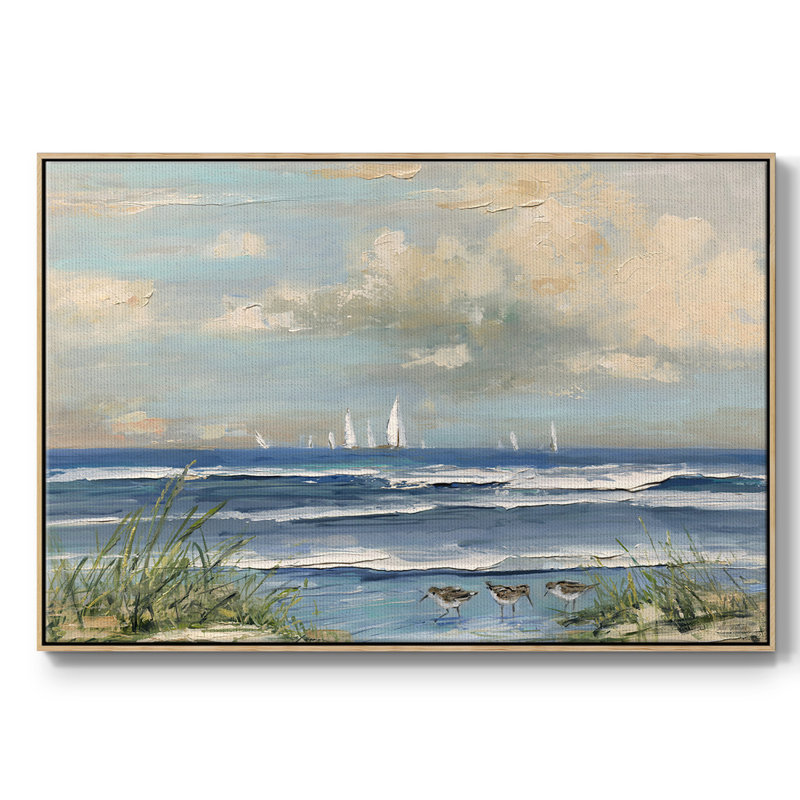 Ocean Regatta, H 27 po x l 41 po x P 2 po, Bois naturel