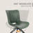 Upholstered Mid-century Modern Dining Chairs Swivel Dining Room Chairs-685401439