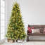 7.5' Artificial Fir Christmas Tree with Color & Clear Lights