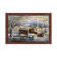 Covered Bridge 1 Piece Floater Frame Painting on Canvas-1626195148-1626195150
