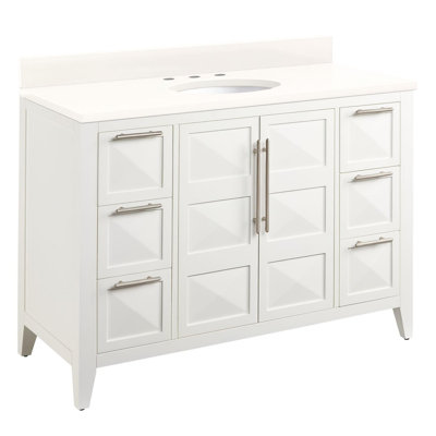 48" Holmesdale Vanity with Undermount Sinks