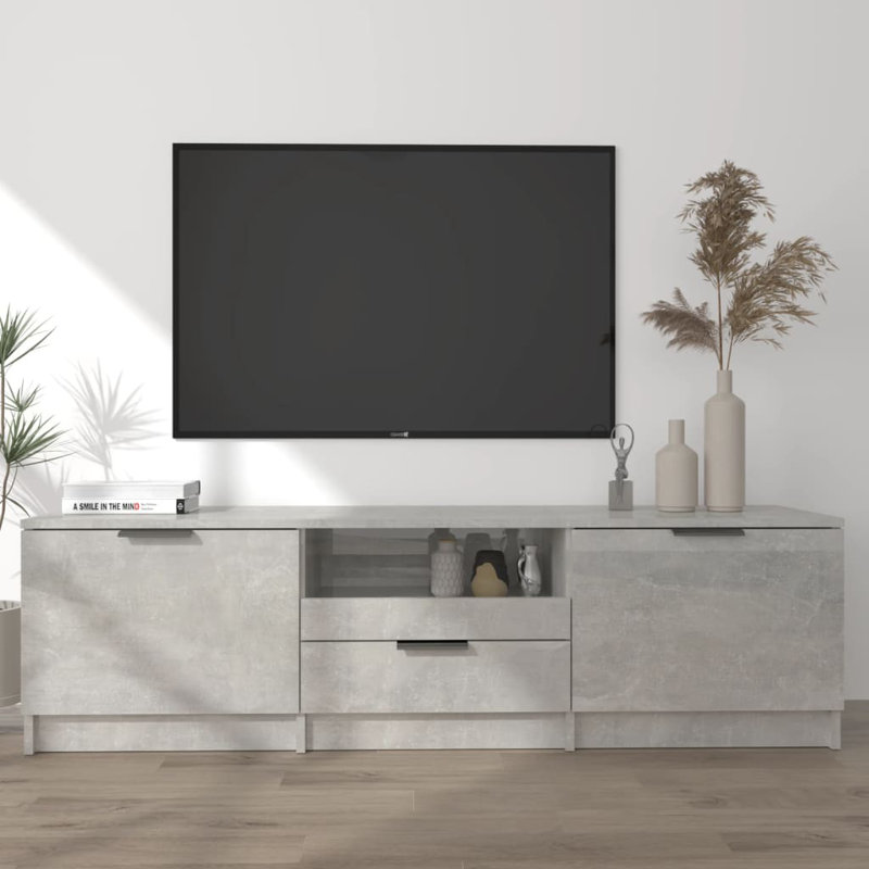 Danjean TV Stand, Light Gray