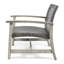 Chaise club en bois et osier Hampton (ensemble de 2)