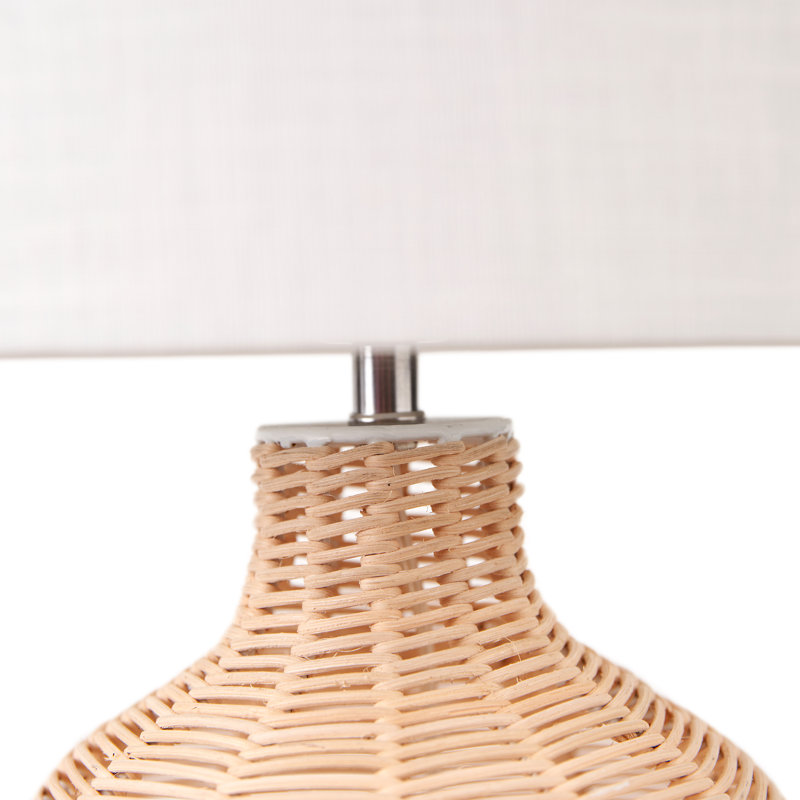 Caswell Wicker/Rattan Table Lamp, Natural 