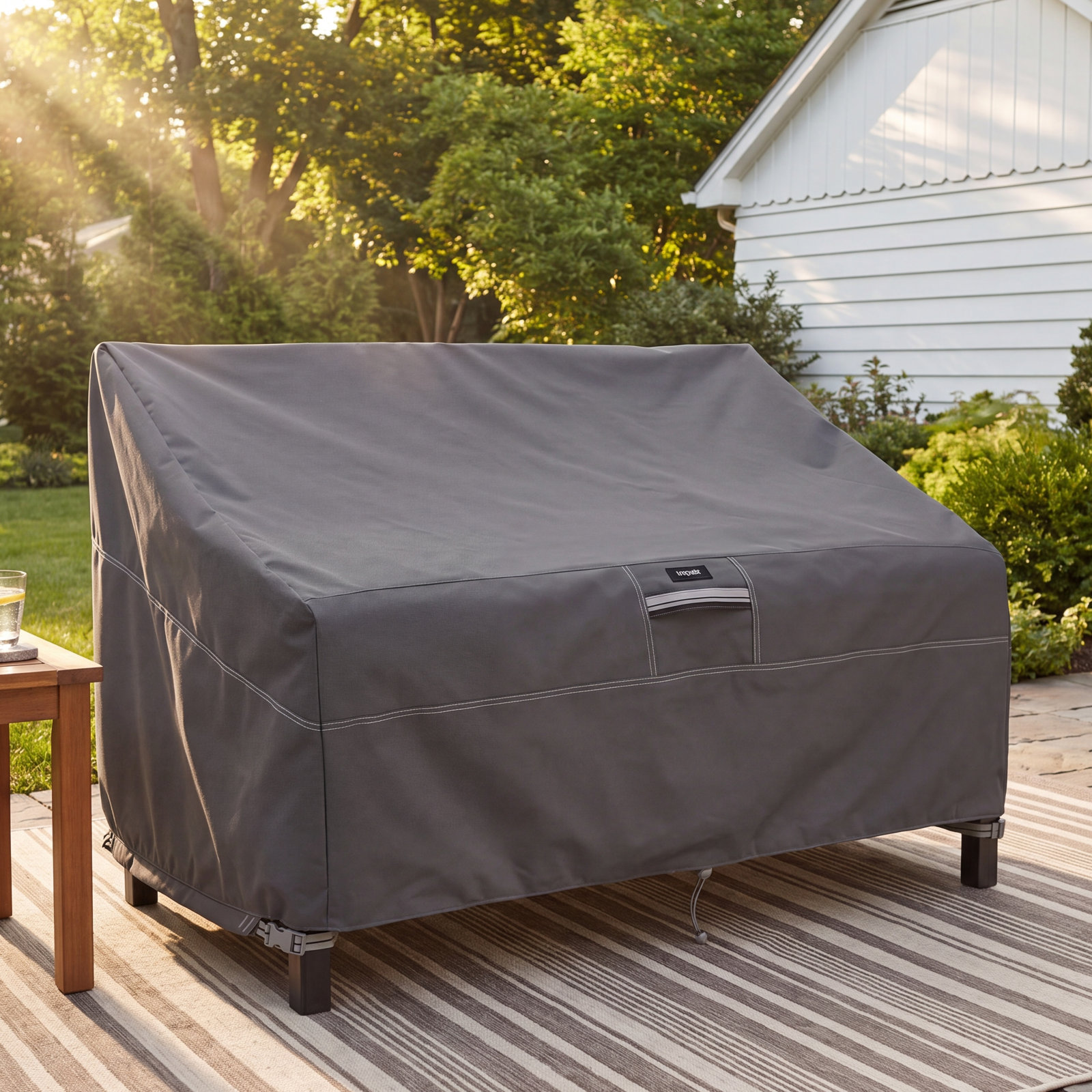 Jaylon Water Resistant Outdoor Bench Cover