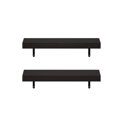 Beyhan 2 -Piece Steel Bracket Shelf