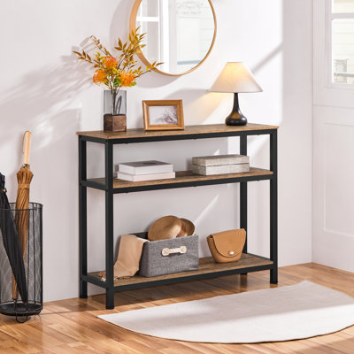 Lenoir 40''W 3-Layer Narrow Console Table