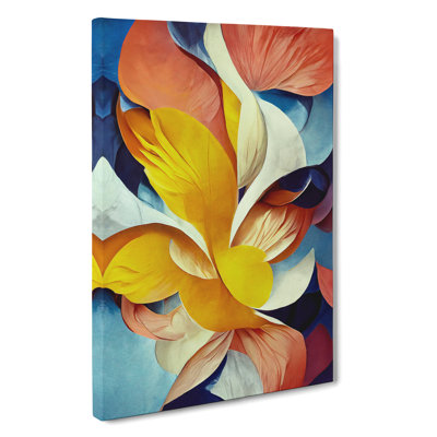 Modern Abstract Floral No.4 - Wrapped Canvas