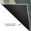 Tapis de qualité supérieure lavable à la machine Cossette AMF1047-1655043493