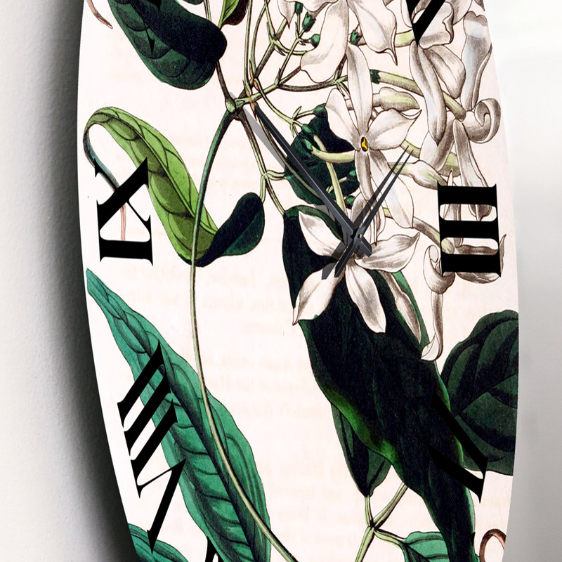 Vintage Plant Life XXIV - Horloge murale traditionnelle, Petit