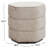 Rosaria Chenille Hexagon Ottoman-834562125