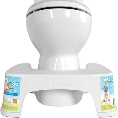 Tabouret de toilette Step and Go 7 po - Tabouret de salle de bain