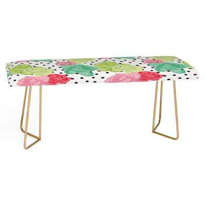 Banc rembourré en similicuir Dash and Ash
