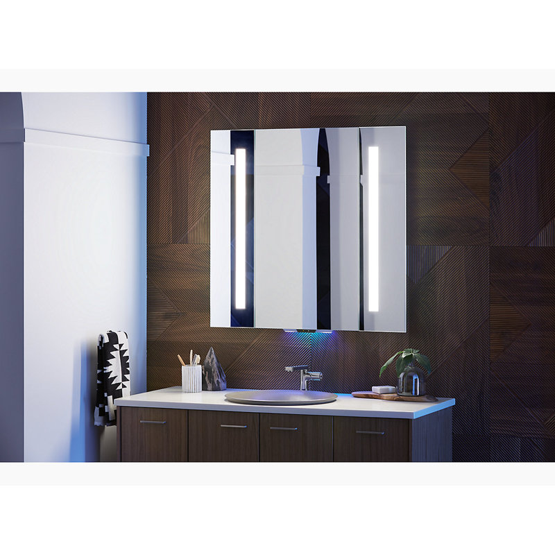 Verdera® Voice Lighted Mirror with Amazon Alexa, 33" x 34"