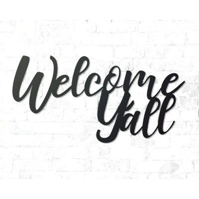 Welcome Y'all Wall Décor