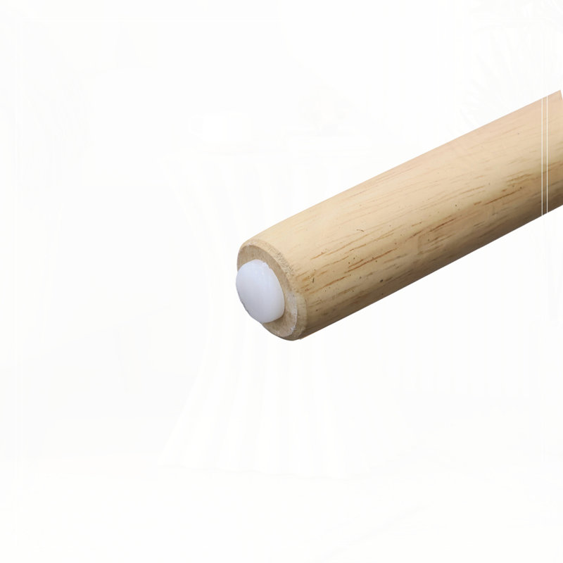 Tabouret de comptoir rembourré en bois, Naturel