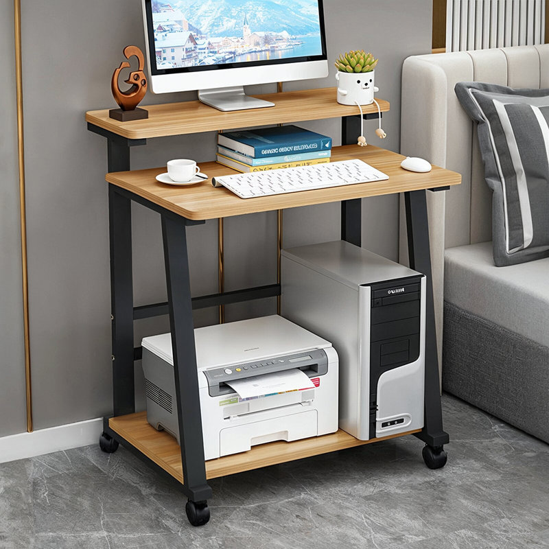 Adjustable Height Modular Iron Computer Desk