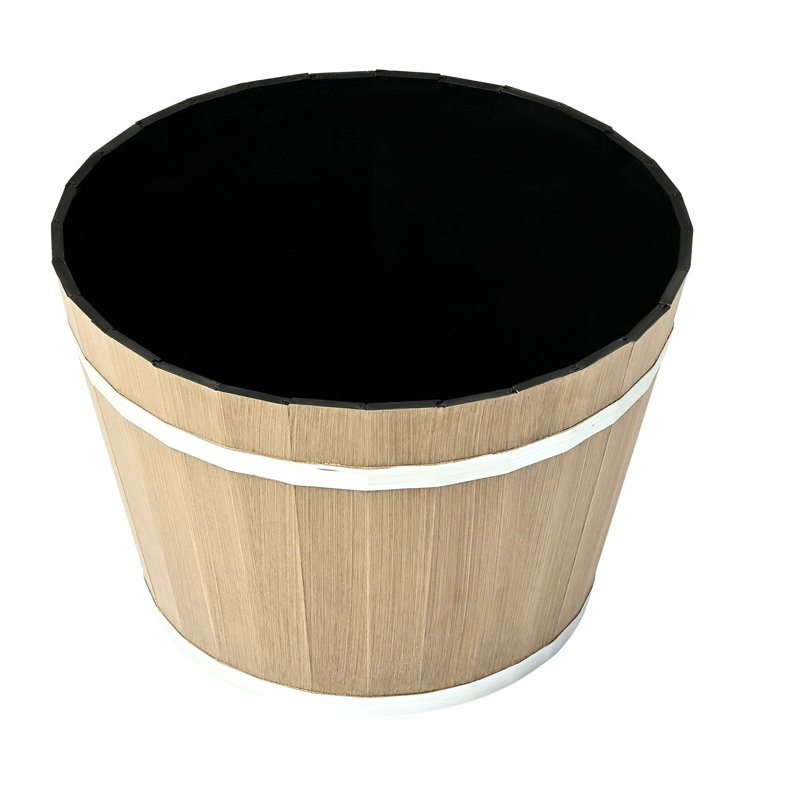 Pot à fleurs en résine avec résistance aux intempéries et drainage réglable pour une utilisation extérieure en forme de fleurs
