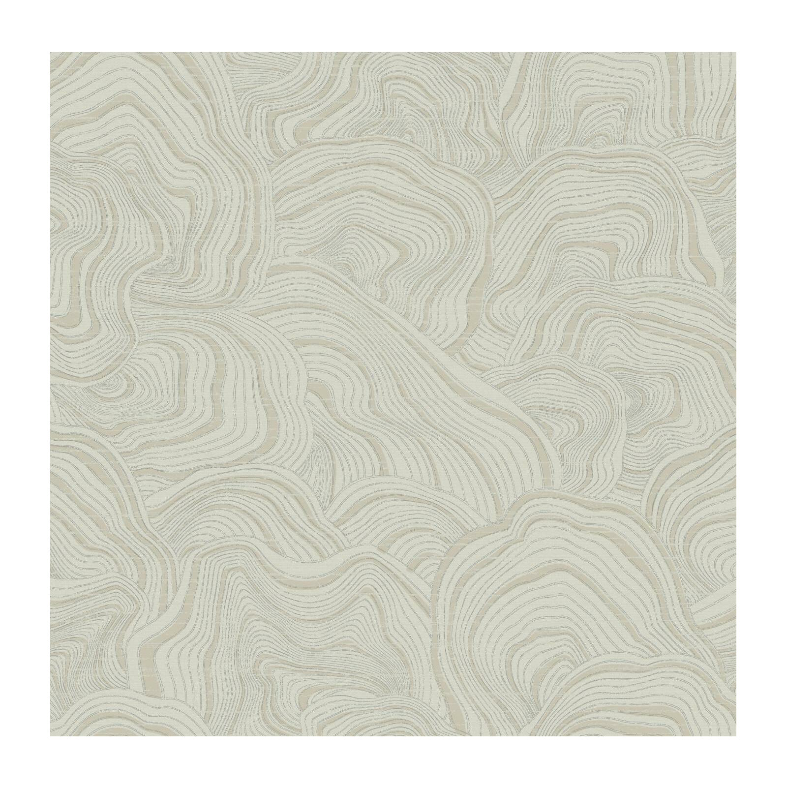 Nessa Abstract Wallpaper, Taupe