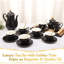 Ensemble de 22 tasses à thé et à thé en porcelaine avec garniture 22 pièces-99146960