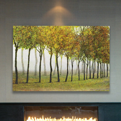 " Row Of Trees Green " by Chris Vest
