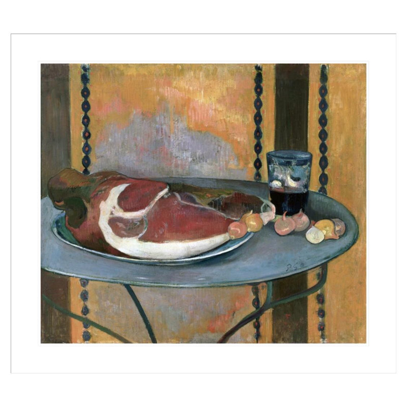 «The Ham» par Paul Gauguin - Estampe numérique encadrée, H 33,5 po x l 37,74 po