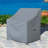 Pack of 2 High Density Waterproof Outdoor Patio Chair Cover, All Weather Protection Patio Deep Seat Chair Cover Protector (Set of 2)-366019688-366019692