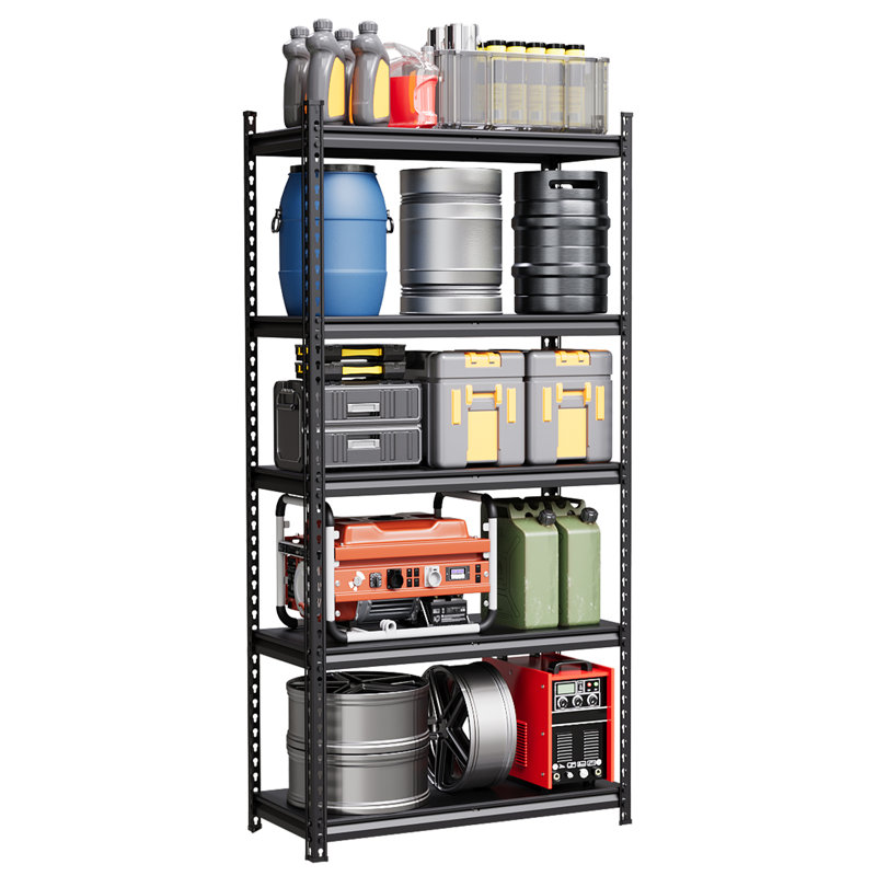 Metal Height -Adjustable Shelving Unit, 183cm H x 90cm W x 40cm D