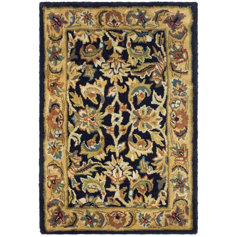 Alger Hand Tufted Wool Oriental Rug, Rectangle 2'3" x 4'