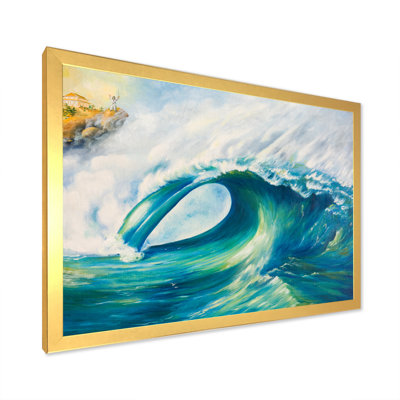 Tsunami - reproduction sur toile