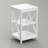 Modern X-Frame End Table with Storage, 23.6'' H X 15.8'' W X 15.8'' D-1719745940-1721636958