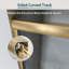 Porte de douche coulissante en verre transparent-138909741