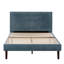  Velvet Twin Size Bed Frames With Headboard, Upholstered Platform Bed With Wood Slats Noise Free, No Box Spring Needed-912549501