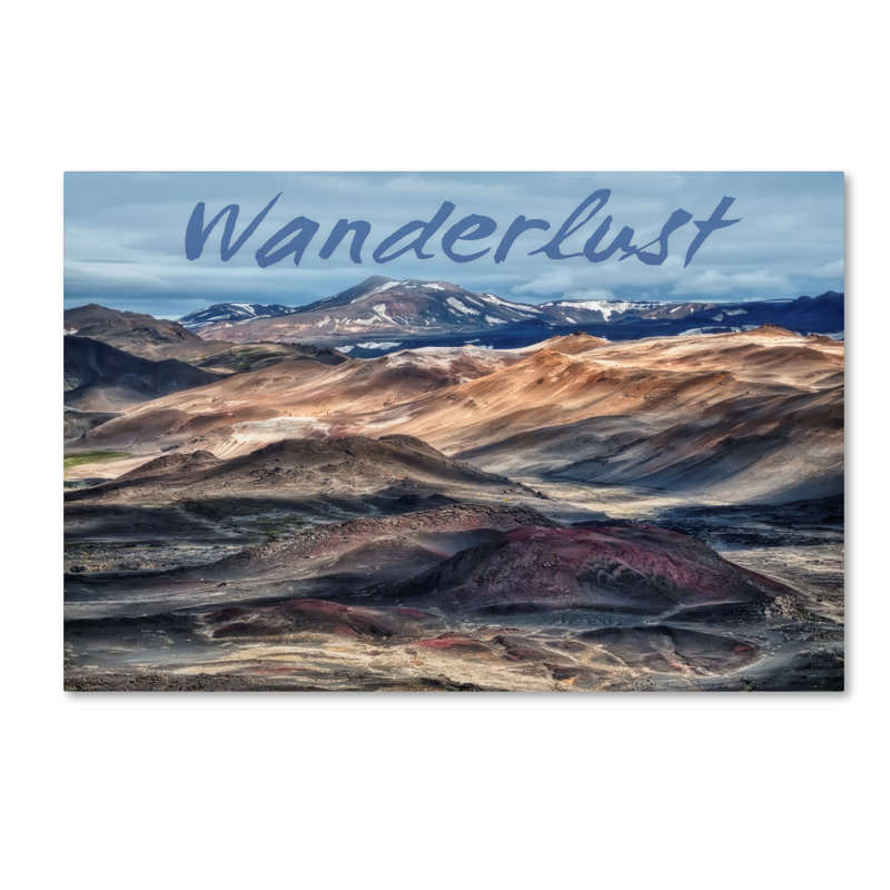 « wanderlust », reproduction d’impression sur toile tendue, H 12 po x l 19 po