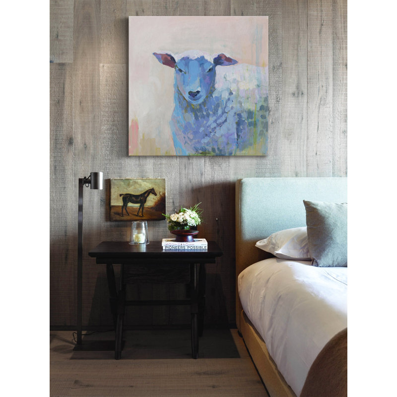 «La Oveja», reproduction sur toile tendue, H 24 po x l 24 po x P 1,5 po, Toile tendue