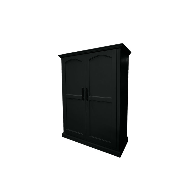 Garde-manger moderne avec portes arquées, Noir