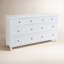 Commode de chambre à sept tiroirs Pearce - Blanc-1957022070