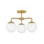 Plafonnier semi-encastré 20 po 3 lumières Kobie-1932433715