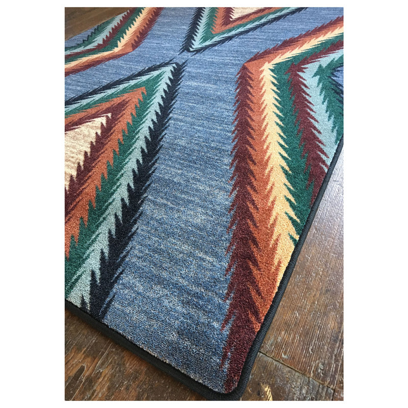 Tapis gris tissé à la machine Jacoby, Rectangle 3 pi x 4 pi