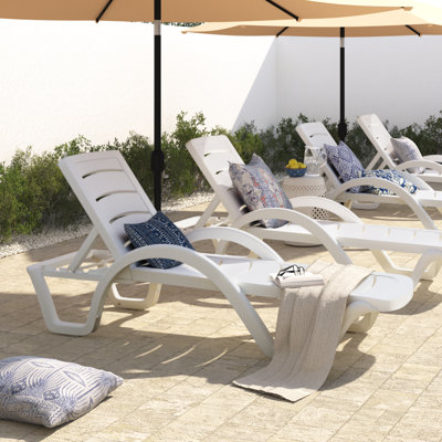 Accomac Outdoor Chaise Lounge