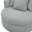 Fauteuil demi-tonneau surdimensionné Mindy