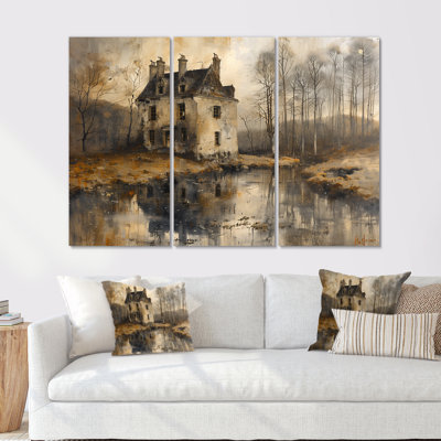 Ensemble de décorations murales gris et noir